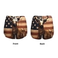 thumbnail image 3 of Vsdgher Deer American Flag Vintage Athletic Shorts for Women, Women's Running Double Layer Shorts, High Waisted Yoga Shorts, Workout Athletic Shorts-X-Large, 3 of 7