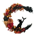 thumbnail image 2 of Halloween Four Color Rose Witch Door Garland Adding Charm And Mysterious Holiday Decorations, 2 of 8