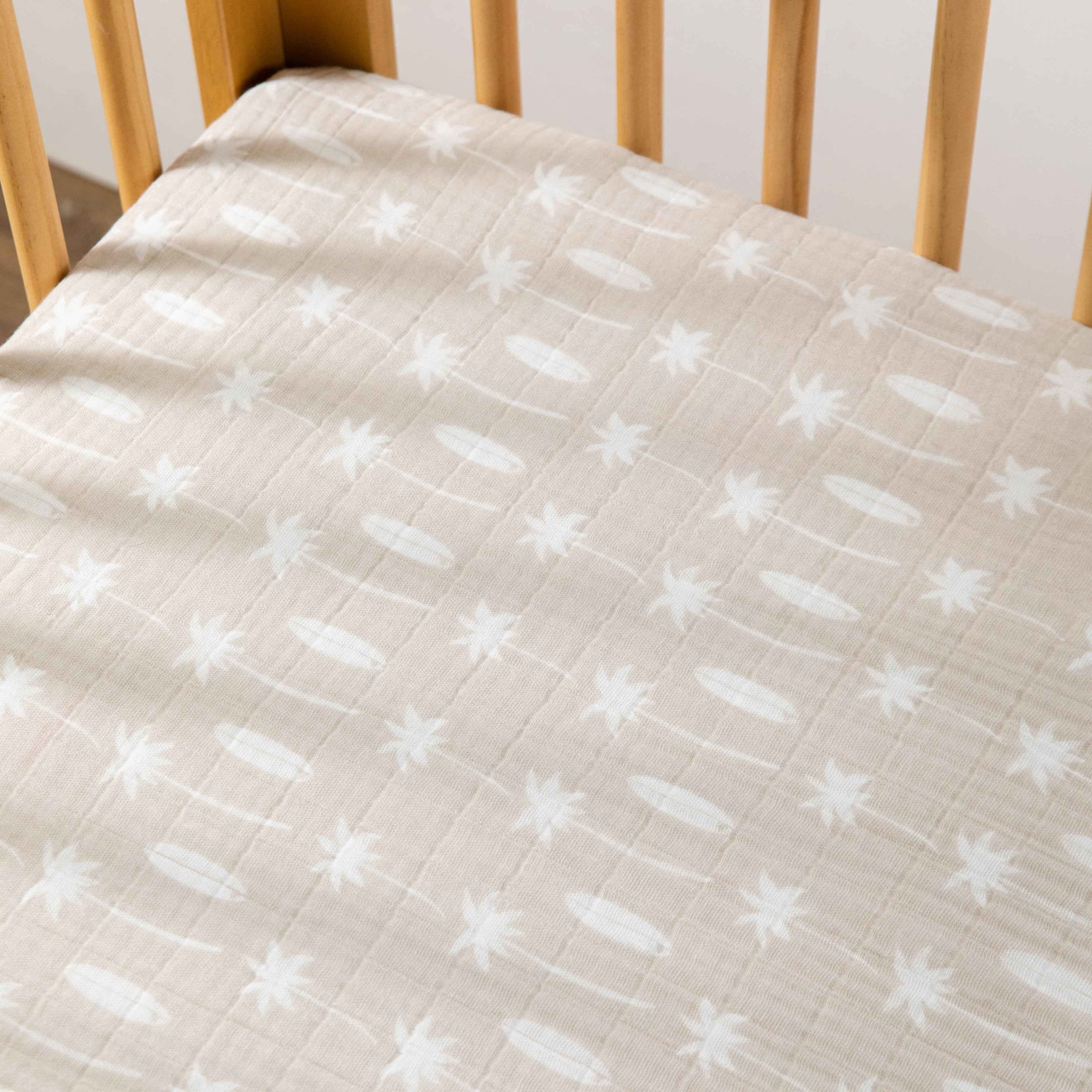 Babyletto Crib Sheet in GOTS Certified Organic Muslin Cotton