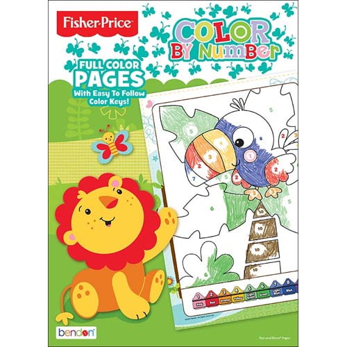 Fisher Price Color By Number Book by Bendon Publishing