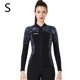 thumbnail image 2 of Buceo de buceo 3mm Tops de traje de neopreno Premium neopreno Tits UV Protección de UV Buceo de buceo Scuba de canoa para aeróbicos de agua Snorkel Grey S seitruly OD003290-16, 2 of 7