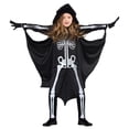 thumbnail image 3 of Juego De Cosplay De Murciélago De Vampiro Mono Negro Para Niños Niño Bruja Esqueleto Niñas Disfraz De Halloween Traje De Cuerpo De, 3 of 4