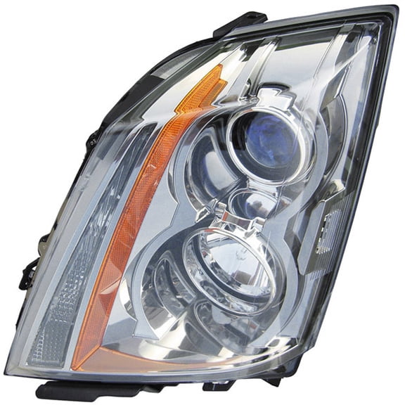 Left Driver Side Halogen Headlight Headlamp Assembly For Cadillac CTS 2007 2008 2009 2010 2011 - BuyAutoParts