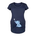 thumbnail image 3 of Bloom Maternity - Baby Elephant Boys - Maternity Scoop Neck T-Shirt, 3 of 6