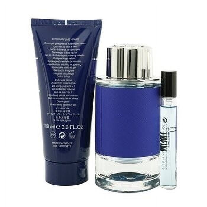 MONT BLANC EXPLORER ULTRA BLUE by Mont Blanc 3 PIECE GIFT SET