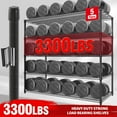 thumbnail image 4 of Garvee 5 Tier Metal Storage Shelving Unit with Wheels, Adjustable Rack Shelf, 59" x 23.6" x 82.6", Black, 4 of 9
