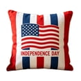 thumbnail image 2 of 4th Of July Independence Day Pillow Covers Patriotic Flag Throw Pillow Cases And Decorative Cushion Covers For Home Sofa Couch, 2 of 7