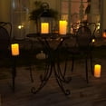 thumbnail image 5 of 4" x 6" Large Waterproof Outdoor Flameless Candles, Battery Operated Flickering LED Pillar Candles with Remote and Timers for Indoor Outdoor Lanterns, Long Lasting, Dark Ivory, Set of 4, 5 of 18