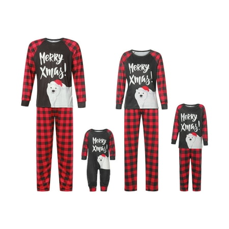 

Fanvereka Family Matching Xmas Parent-child Pjs Set