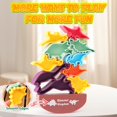 thumbnail image 4 of Toy Gun Fuzzy Pixie, paquete de 2 lanzadores de dardos con forma de dinosaurio, 10,5 m, 4 of 9