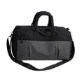 thumbnail image 3 of Bolsa de lona de viaje, bolsas de gimnasio, bolsa deportiva multiusos, impermeable, gran capacidad para Negro, 3 of 8