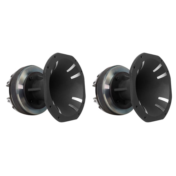 2 Rockville HT150 3" 450w Pro Audio Live Sound Aluminum Horn Titanium Tweeters
