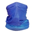 thumbnail image 2 of Silk Neckerchiefs Sun Neck Gaiter Windproof Scarf Breathable For Sport & Outdoor,Blue Polyester Scarf, 2 of 3