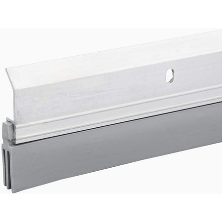 

Heavy Duty Silver Triple Seal Door Sweep For s Up To 1 Made In V-62T (4 FT (48 ) Long)