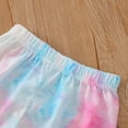 thumbnail image 4 of ibuvkizy Baby Girl Clothes Toddler Girl Short Clothing Sets,Toddler Kids Baby Girls Summer Short-sleeved Shorts Clothes Set,Summer Casual Top Tee Shirts,Gifts for Her, 4 of 9