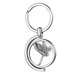 thumbnail image 1 of Pintura de aves volando leal Rotating keychain Metal Keyring Holder, 1 of 2