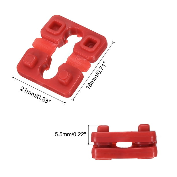 Lot De 2 Interrupteurs Prises Murales Uxcell - Boîte De Montage Surface - Cassette 2 Pistes - 86 Type