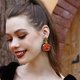 thumbnail image 4 of Accesorios de Halloween Pendientes de Halloween para mujer Pendientes de cuero Pendientes temáticos de Halloween JM, 4 of 5
