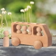 thumbnail image 4 of Montessori Wooden Car Playset Educational Learning Toy Develop Fine Motor Skills, 4 of 8