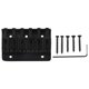 thumbnail image 3 of Black 6 string Fixed Hard Tail Guitar Bridge For Strat Guitar, 3 of 5