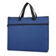 thumbnail image 2 of Bolsa para documentos de oficina, maletín para hombre, carpeta portátil, bolsa con cremallera para archivos A4, azul, 2 of 5