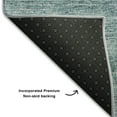 thumbnail image 3 of Addison Rugs Mayfield Washable Transitional Modern Teal Rectangle Rug, 3' x 5', 3 of 6