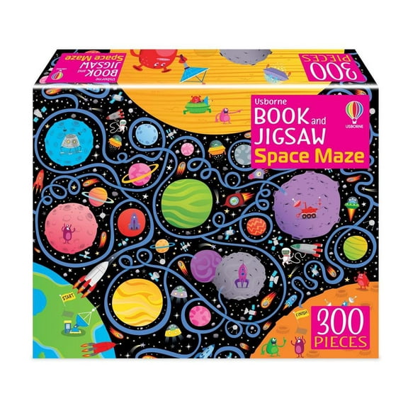 Usborne Book and Jigsaw Space Maze