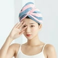 thumbnail image 7 of Limei Hair Towel Wrap Striped Pattern Unisex Shower Head Towel Non-Fading Practical for Beauty Salon, 7 of 7