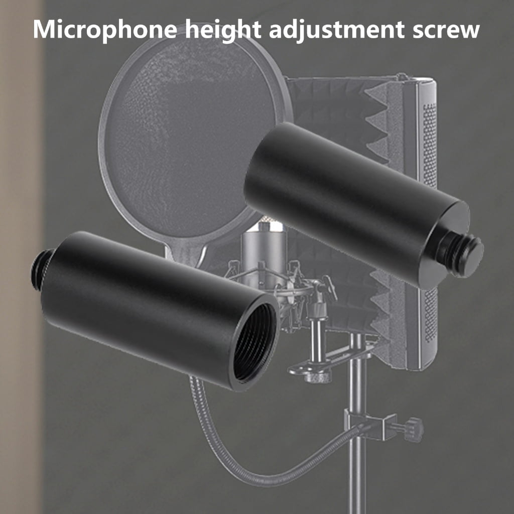 JROCHE 5/8inch Female to 3/8inch Male Conversion Screw for Tripod Microphone Stand