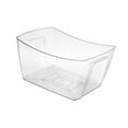 thumbnail image 4 of Cubo de hielo para fiestas, bañera de almacenamiento transparente ligera con bañera de cerveza con bañera de hielo para bebidas de cerveza de champán Cuadrado 12L, 4 of 8