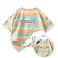 thumbnail image 3 of Sanrio Girls Boys T-Shirt Short Sleeve Cotton 2024 Summer New Cartoon Cinnamoroll Children's Clothing Top Half Sleeve Gift, 3 of 26