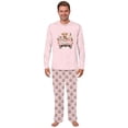 thumbnail image 3 of Plaid Santa Hat Highland Cow Christmas Pajamas For Family And Dog, Red Cow Holiday PJs, Plus Sizes, With Pockets, 3 of 7