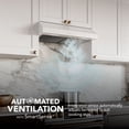 thumbnail image 3 of Broan-NuTone 30" Under Cabinet Rangehood, ENERGY STAR, 490 Max Blower CFM, White, 3 of 6
