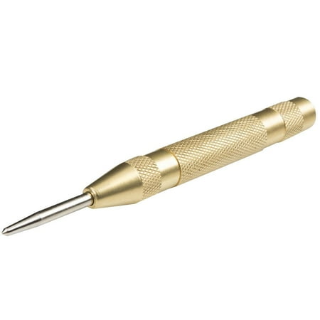 

15Pcs Center Pin Punch Automatic Center Strike Spring Loaded Window Breaker Drilling Marking Tool Yellow without Cap