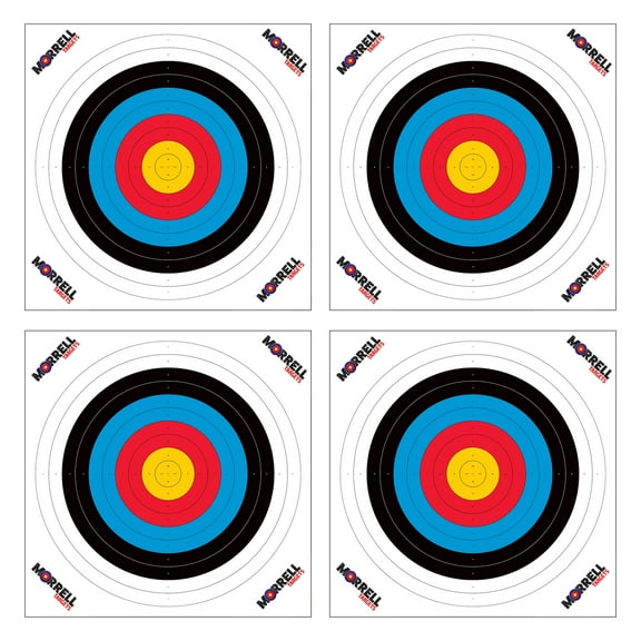 Morrell Targets 100 Pieces Thin Paper Archery Target and Card Stock, 4 Pack