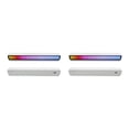 thumbnail image 4 of Destyer 32 LED RGB Car Strip Light Bar Music Sync Rhythm Lamp APP Control White Case 2Set, 4 of 6