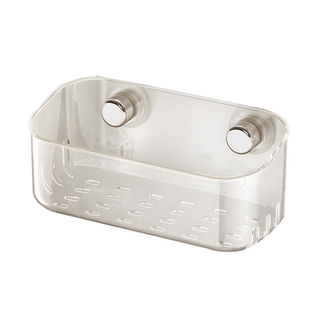 Kitchen Drain Rack with Suction Cup Corner Organizer for Space-Saving Countertop Storage and Faucet Accessory