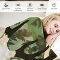 thumbnail image 3 of ARISTURING Deer Camouflage Throw Blanket Cozy Plush Camo Hunting Flannel Ultra Soft Blankets Unisex Lightweight Fuzzy Party Blanket Gifts for Adult Men Bed Couch Sofa, 3 of 6