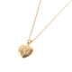 thumbnail image 3 of Collar para mujer, joyería para mujer, collar de acero inoxidable con letras en forma de corazón de melocotón, 26 letras, cadena para clavícula, blusa para mujer, 3 of 4