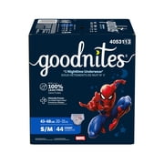 Goodnites Boys Nighttime Bedwetting Underwear, S/M (43-68 lbs), 44 Count (Select for More)