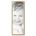 thumbnail image 2 of ArtToFrames 12" x 34" Gold And Stained Brown Picture Frame, 12x34 inch Gold Wood Poster Frame (WOM-4766), 2 of 8