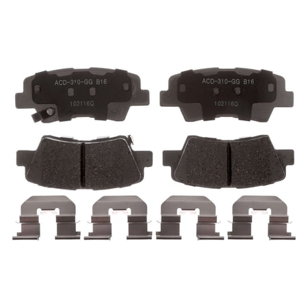 ACDelco Silver Ceramic Brake Pad Set  w/ Hardware