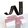 thumbnail image 5 of yotijay 1.5cm Ribbons DIY Gift Wrapping for Party Supplies Decoration Black 20Yard, 5 of 9