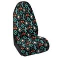 thumbnail image 2 of POLERO Cactus Geometric Terry Cloth Car Seat Cover, Machine Washable Sweat Absorbent Seat Protector for Cars Trucks Vans and Daily Driving, 2 of 7