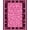 Pink White Black, Pattern 3, variant on ODIKA Zebra Cheetah Leopard Print Spotted Center Stripe Frame Pink Non-Slip Chair-Friendly for Home Office, Gaming Room, Under Desk