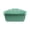 Green, variant on Plastic Wall Mount Planter, Window Box Planter, Rectangular Faux Leather Texture Wall Mounted Flower Pot, Weather Resistant Indoor Outdoor Balcony Patio Garden Planter
