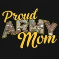 thumbnail image 3 of Proud Army Mom Women's V-Neck T-shirt US Military Family Pride Veteran Patriotic Armed Forces Mother's Day Licensed Tee, 3 of 7