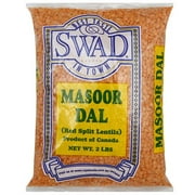 Swad Masoor Dal Red Split Lentils, 32 oz, (Pack of 6)