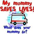 thumbnail image 2 of CafePress - Mommy Saves Lives Ambulance Infant Bodysuit - Baby Light Bodysuit, Size Newborn - 24 Months, 2 of 4