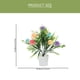 thumbnail image 2 of Ramo Artificial vívido, modelo de bonsái, simulación de planta en maceta, decoración, diseño de fiesta de boda, bonsái de flores, 2 of 5